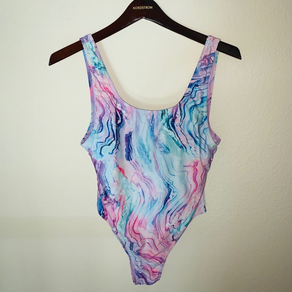 Watercolor swimsuit! 💜